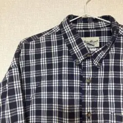 Eddie Bauer 白タグ XXL チェック シャツ