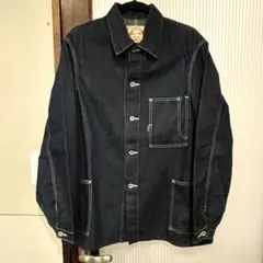 00s EVISU エヴィス カバーオール デニム インディゴ サイズ40