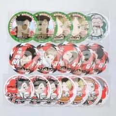 ハイキュー!! アニメイトカフェ 特典 コースター 黒尾 研磨 夜久 リエーフ