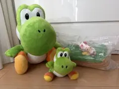 【美品】ヨッシーぬいぐるみ・キノピオティッシュケース