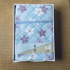 【京都西川】二重ガーゼ敷きパッドシーツ 100×205 シングル 表地綿100%のサムネイル