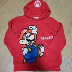 しまむら　マリオ パーカー 120サイズ BANDAI