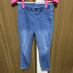 UNIQLO ウルトラストレッチハイライズデニムクロップドレギンスパンツ　L