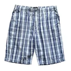T&C Surf Design チェックハーフパンツ XL ブルー y2kのサムネイル