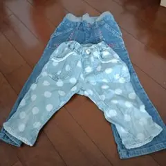 キッズ長ズボン&ハーフパンツセット古着