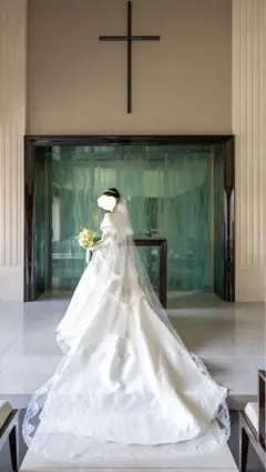 ウェディングドレス オフショルダー ホワイト