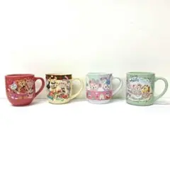 1.東京ディズニーシー　ダッフィー＆フレンズ　スーベニア　マグカップ　4点セット