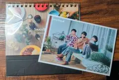 saucy dog カレンダー　ポストカード