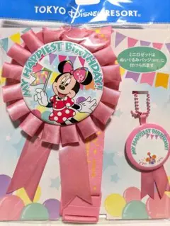 ディズニーリゾート　バースデーロゼット　ミニー