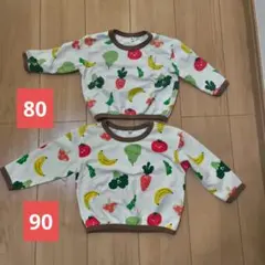 西松屋　トレーナー　80cmと90cmセット