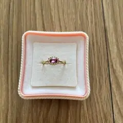 バナナリパブリック　ピンクストーンリング