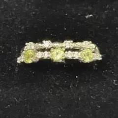 【激安SALE‼️】天然石ペリドット シルバー製リング指輪