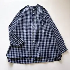 TIGRE BROCANTE ギンガムチェック　長袖シャツ　ブロックチェック