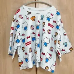 【新品未使用】ハローキティ　リーバイス　レディース　コラボTシャツ