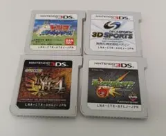 ニンテンドー3DSソフト 4点まとめ売り