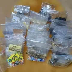 プラスチックボタンセット 多様なデザイン　レトロ