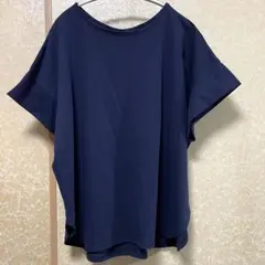 しまむら おかだゆり ネイビー バックタックプルオーバー LLサイズのサムネイル