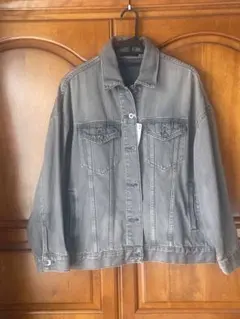 ユニクロ☆グレー デニムジャケット☆レディースXL☆新品未使用