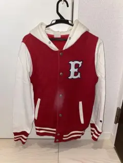 Champion チャンピョンフード付きパーカー レッド/ホワイト