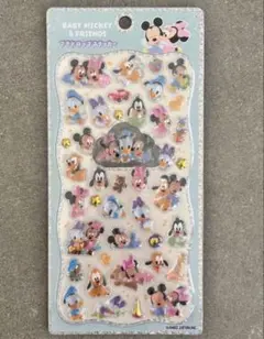 【正規品】プチドロップステッカー　ディズニー　ベビーミッキー＆フレンズ