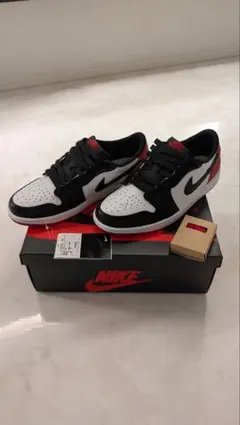 エアジョーダン1　ロー　ブラックトゥ　 Air Jordan 1 Low　つま黒