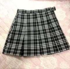WEGO チェック柄 スクールスカート プリーツスカート