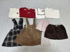 春秋冬服まとめ売り　女の子　80センチ