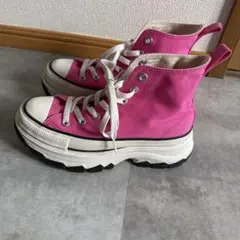 厚底ハイカットスニーカー