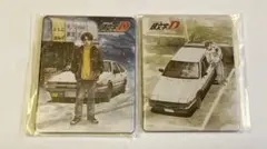 『頭文字D』漫画表紙マグネット 80mm×60mm 2枚セット イニシャルD