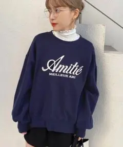 ナイスクラップ♡ビックシルエットロゴ刺繍スウェットのサムネイル