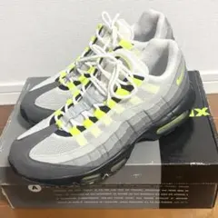 【美品】エアマックス95 イエローグラデ 2015年 ネオン 23,0cm 貴重 20年製 正規品 NIKE 2015 AIR MAX 95 OG NEON YELLOW