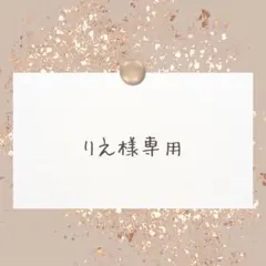 りえ様専用ページ 完成予定日2月16日