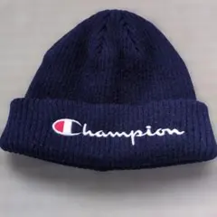 Champion ネイビー ニット帽