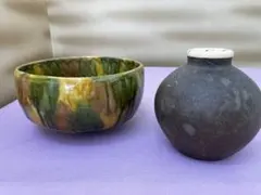 茶碗・茶入セット