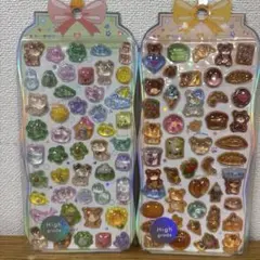 ぷっくり3Ｄシール2セットボンボンドロップ風うるちゅる