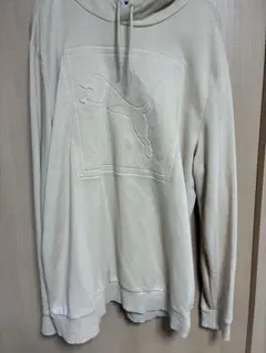 Puma ベージュ フード付きパーカー L