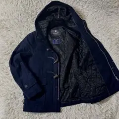 ブラックレーベルクレストブリッジ　ダッフルコート　ヘリンボーン　キルティング