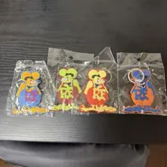 ラットフィンクラバーキーホルダー4個セットのサムネイル