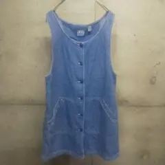 90s vintage デニム ジャンパースカート L US古着