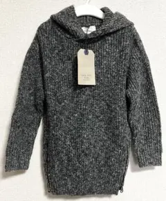 【新品】zara キッズ ニット フード付き 116㌢