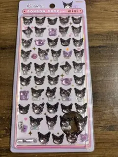 正規品　Kuromi ボンボンドロップ ミニシール　クロミ