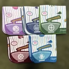 《外袋なし》フリューくじ刀剣乱舞　G賞 ぬーどるモチーフタオル　5枚セット