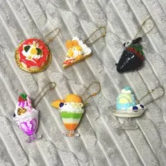 ミニチュアデザートチャーム 6個セット