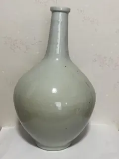 江戸後期 阿蘭陀 陶器製ボトル 瓶型 酒器 徳利 花器 花入 骨董 古美術
