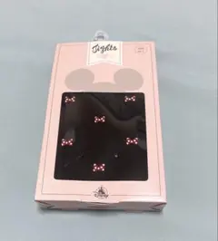 Disney Store ミニー リボン柄 タイツ M-L