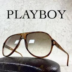 美品　PLAYBOY　ビンテージサングラス　オーストラリア製　べっ甲柄フレームのサムネイル