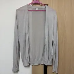 UNIQLO ベージュ カーディガン Lサイズ