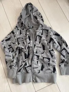 ポケモン パーカー 120サイズ グレー