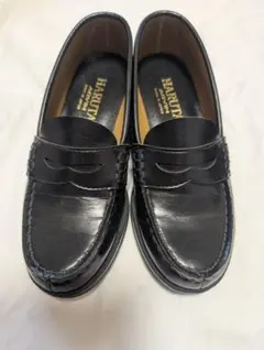 HARUTA 黒 ローファー 22センチ