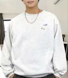 刺繍 ワンポイント スウェット 長袖 トレーナー